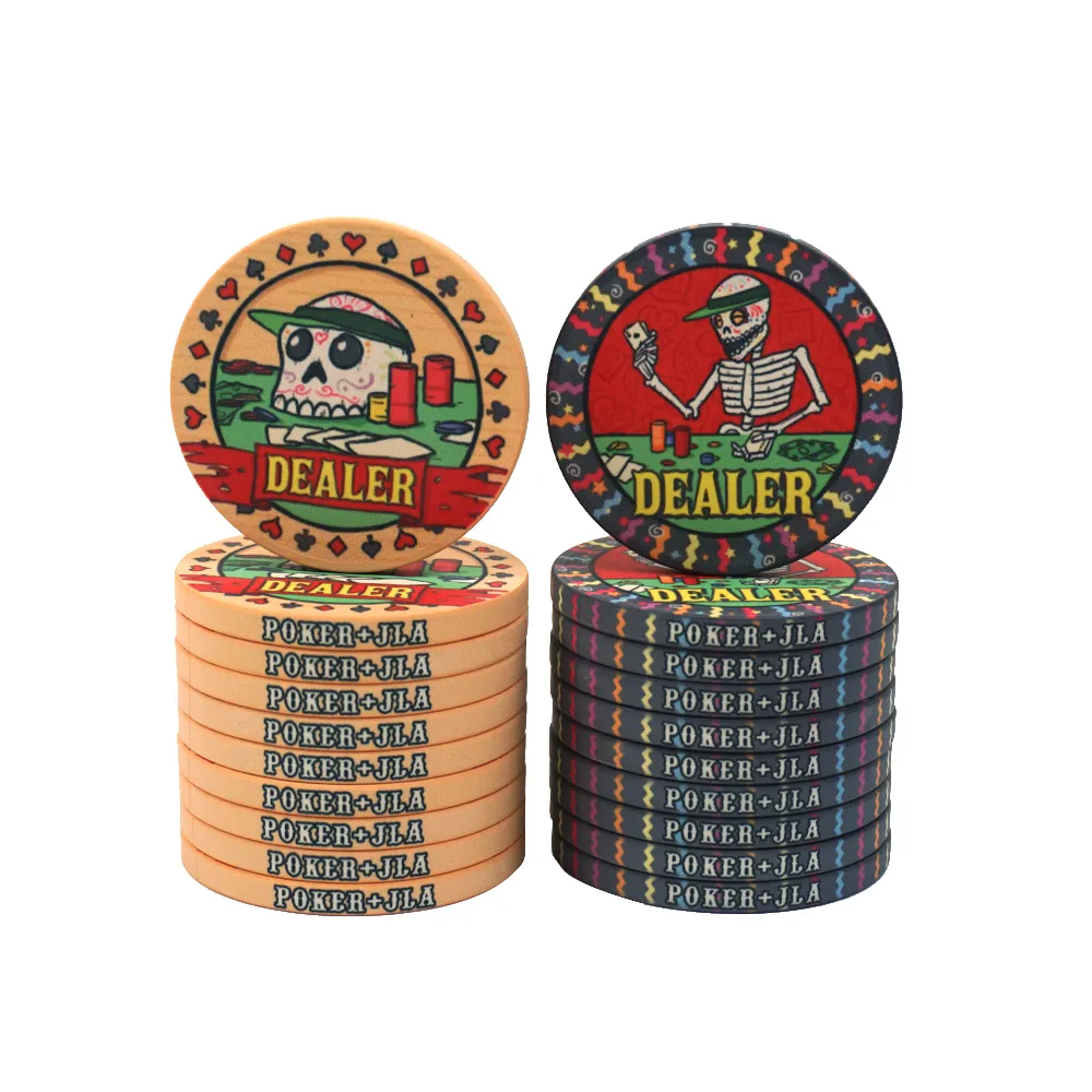 ¿Por qué más propietarios de la sala de póker eligen botones de concesionario de cerámica para sus mesas de juego?